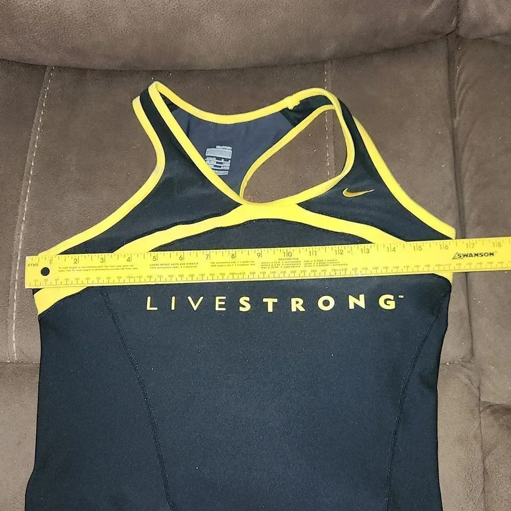 Nike Livestrong Racerback Tank Top Sports Bra L